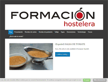 Tablet Screenshot of formacionhostelera.com